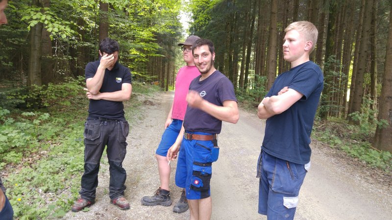 Maibaum Vorbereitung 2018 3